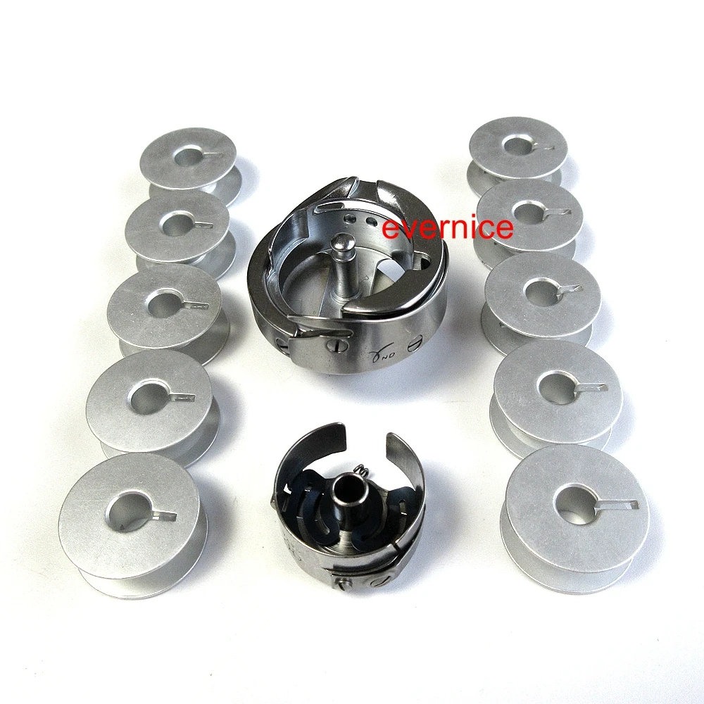 Rotary Hook +Bobbin Case+10 Bobbin For Singer 20U Zig Zag Sewing #541674 410019