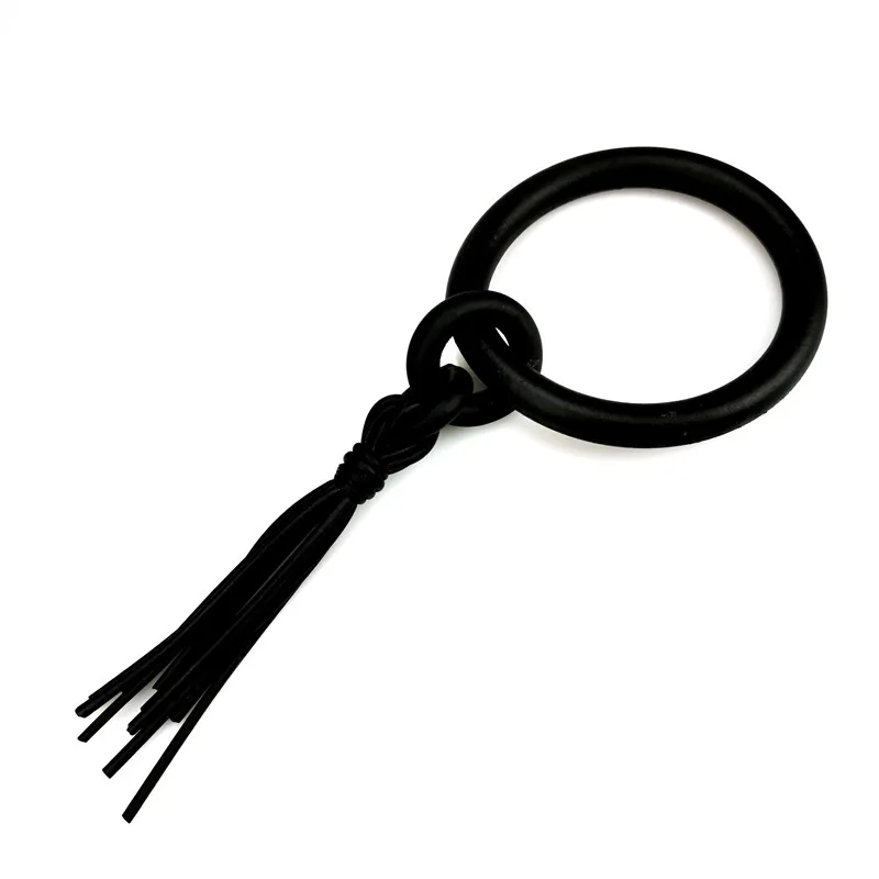 UKEBAY New Tassel Bangles For Women Charm Bracelets Gothic Hand Accessories Gift Lovers Rubber Jewelry Handmade Designer Bangle