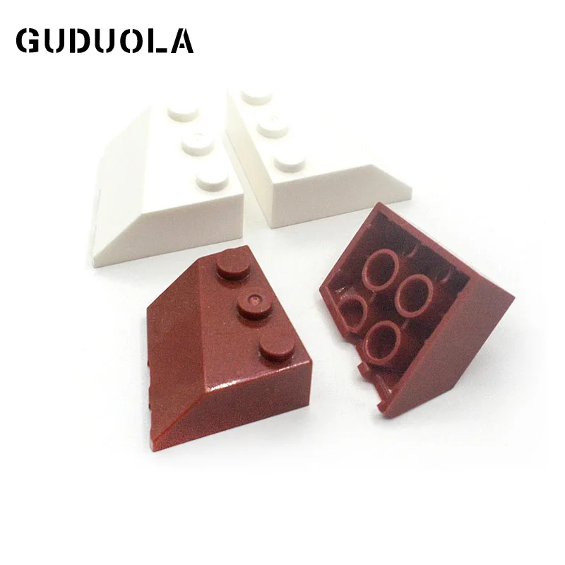 

Guduola Special Brick Slope 3x3 Left Left and Right 42862 and 48165 MOC Building Block Toys Parts 4sets/LOT