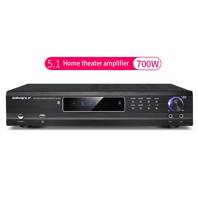 500W/700W 220V HIFI Fieber Digital Verstärker High Power Bluetooth Verstärker 5,1 Kanal Professionelle KTV Verstärker audio Karaoke