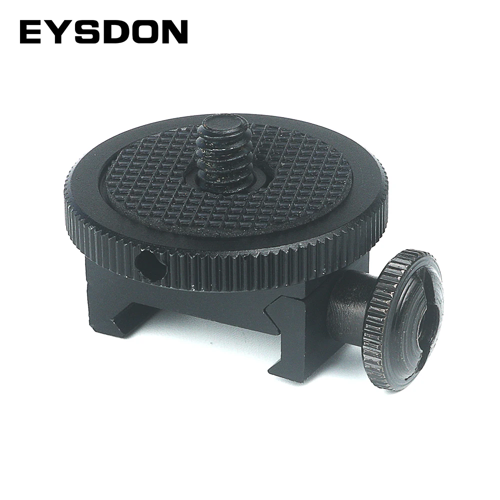 EYSDON Telescope Smartphone Adapter for Camera Screw (1/4-Inch) - Camera Mount Adapter Phone Mounting Holder