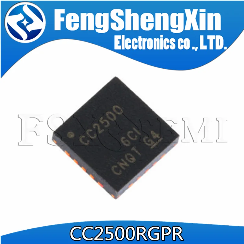 5pcs 100% New CC1101RGPR CC1101 CC2500RGPR CC2500 QFN-20 2.4GHz Rf transceiver chip IC