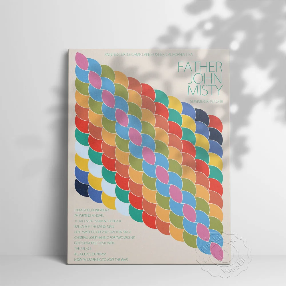 Singer Father John Misty Poster, Music Star Gig Prints Art, John Misty Wall Art, Bar Pub Club Wall Stickers, Modern Print Art