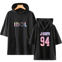 J-hope jungkook jimin-女性と女の子のための半袖tシャツ,ストリートウェア,カジュアル,ファッショナブル