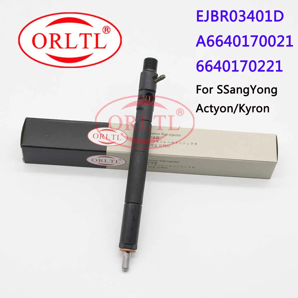 ORLTL Common Rail Injector EJBR 04701D(A6640170222) E JBR0 4701D for DEL PHI SSANG YONG KYRON D20DT CHINESE,Euro 3