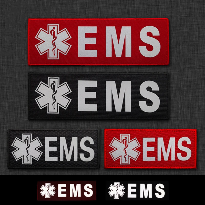 Parche EMS reflectante primeros auxilios – Insignia táctica