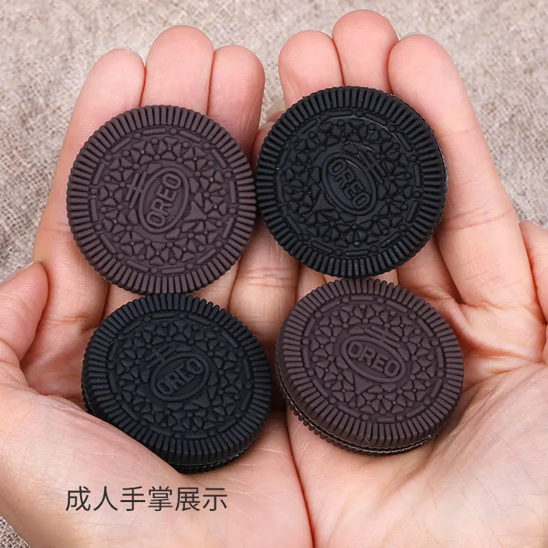 Artificial Oreo cookie model chocolate food snack shop decor fake food