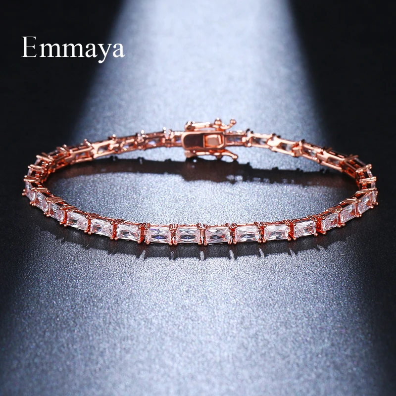 EMMAYA Fashion Jewelry For Women And Ladies Delicate Ornament Muliticolors AAA Zirconia Bracelet In Popular Party Shiny Dress-up