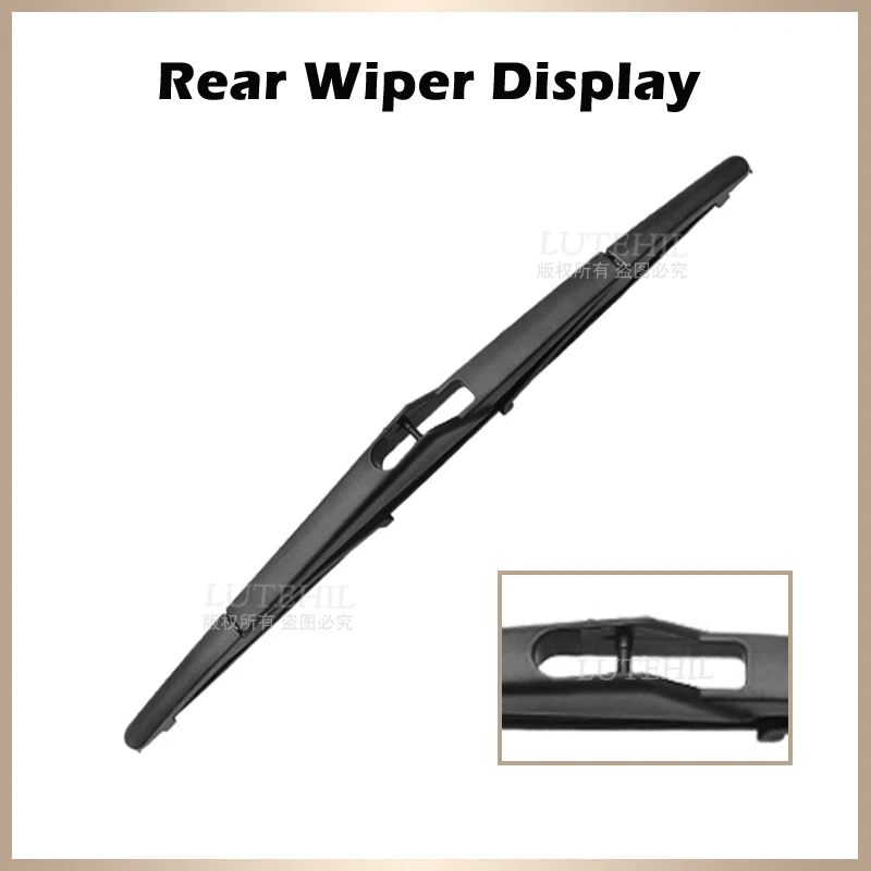 Wiper Front Rear Wiper Blades Set For Ford Fiesta 7 2008-2016 2009 2010 2011 Windshield Windscreen Front Rear Window 26"+15"+12"