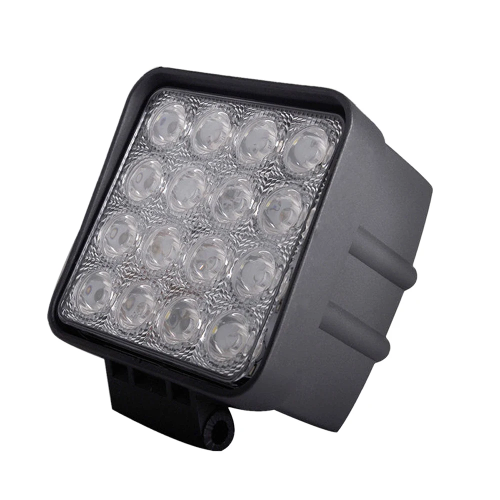 1 Piece 4 Inch LED Work Light Aluminum 48W Flood Driving Lamp for Off-road Cars Trucks Trailer SUV 4x4 4WD Motorcycle  Boat 12V
