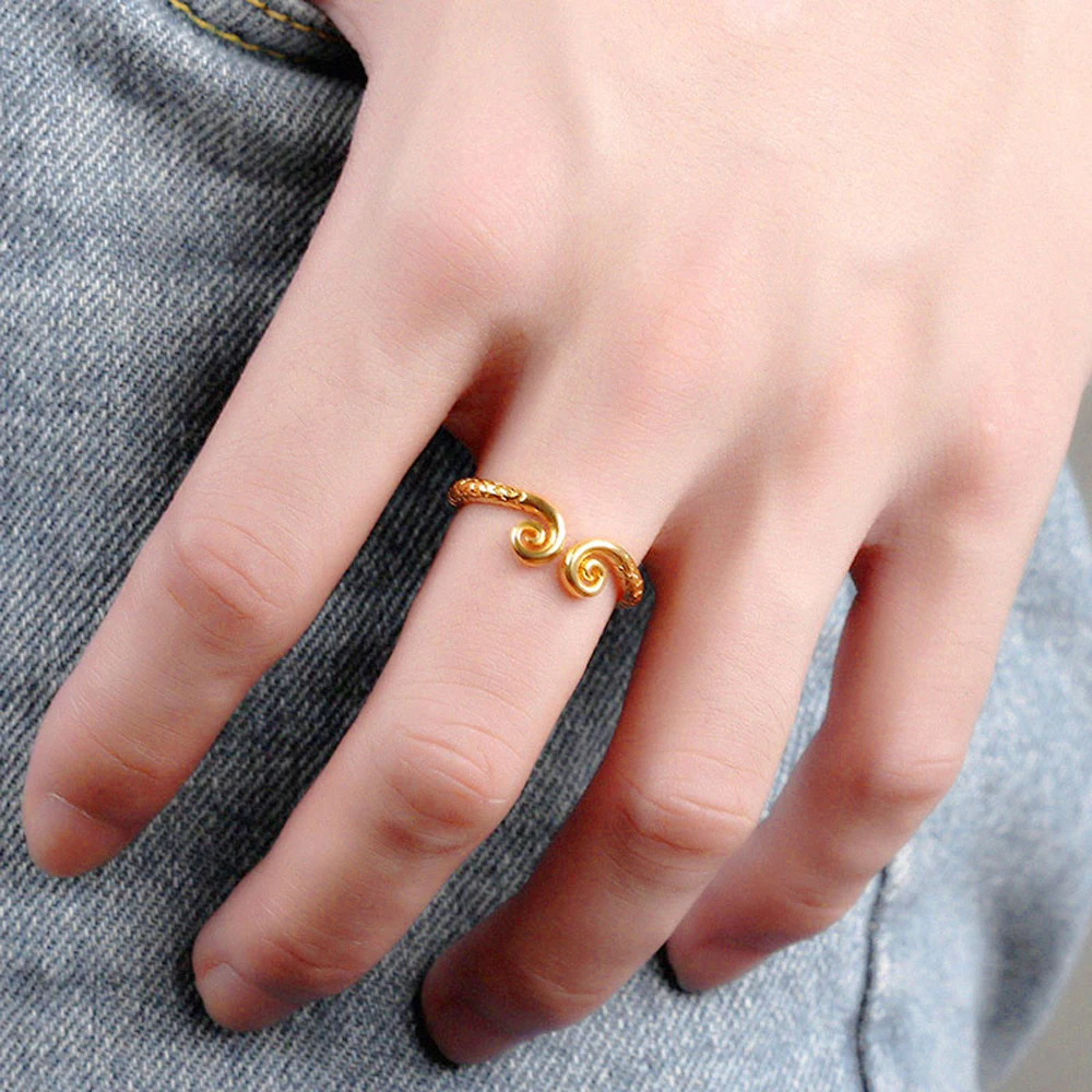 

Vintage Classic 925 Sterling Silver Ring man / woman Mythical Wukong Ring Opening Design Adjustment Unisex Ring Anniversary gift