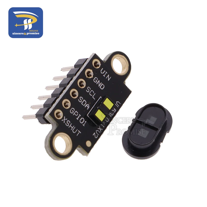 VL53L1X Laser Ranging Flight Time Sensor Module 3V-5V Distance 400cm Measurement Extension Board Module For Arduino