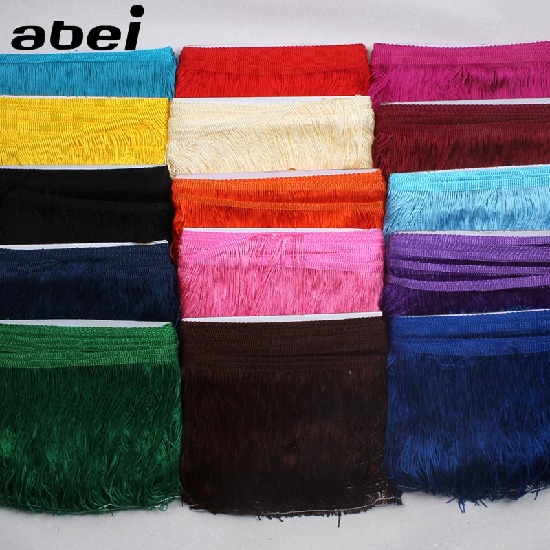 20cm Wide 2yards 10yards Fringe Drop Tassel Lace Ribbon DIY Home Texile Wedding Party Dress Trims Sewing Crafts Fabric Trims