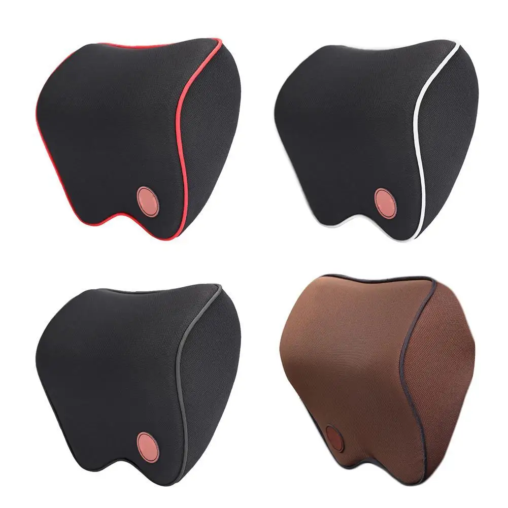 Car Neck Headrest Pillow Car Accessories Cushion Auto Seat Head Support Neck Protector Automobiles Seat Neck Rest Memory Cotton