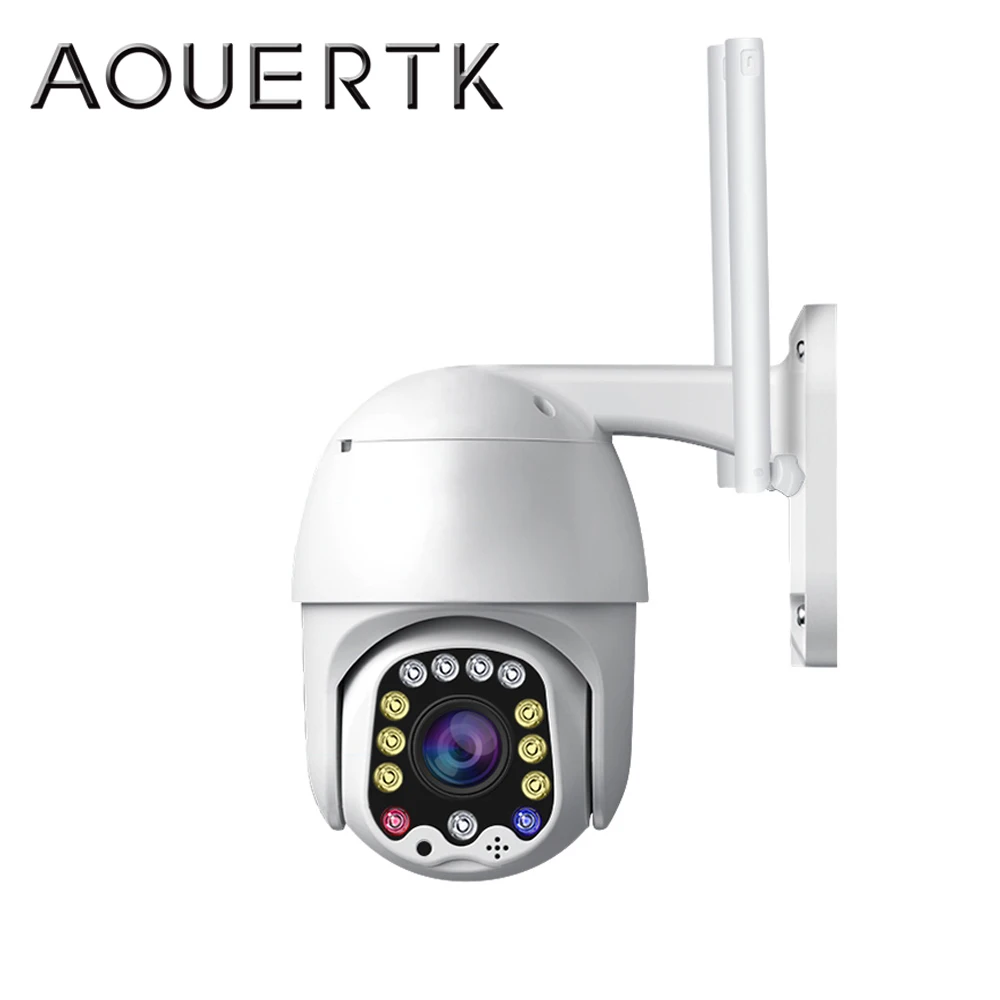 

Cloud Wifi PTZ Camera 1080P Outdoor 2MP Home Security IP Camera 4X Digital Zoom Speed Dome Camera waterproof Camera with Siren