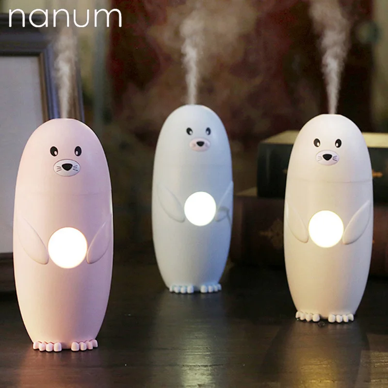 

New 300ml Seal Humidifier Mini USB Air Purifier Aromatherapy Essential Oil Diffuser LED Night Light Car air freshener Fogger