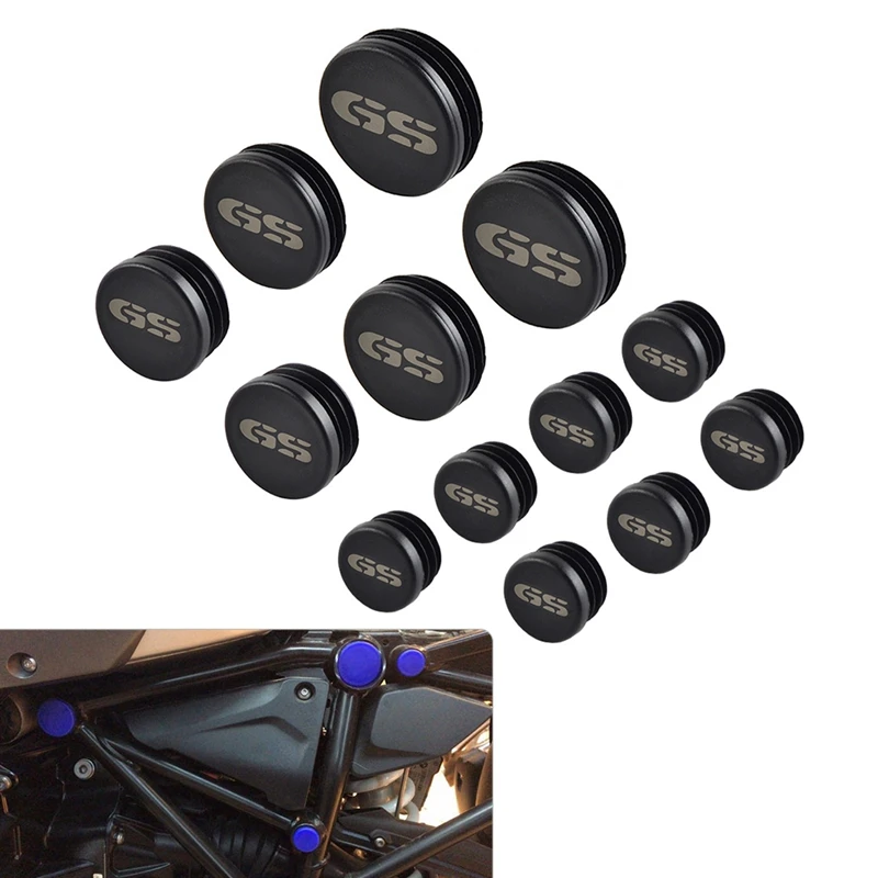 13Pcs Frame Gat Caps Cover Plug Set Voor Bmw R1200Gs R1200Gs Adventure 2013-2016 Decor Accessoires