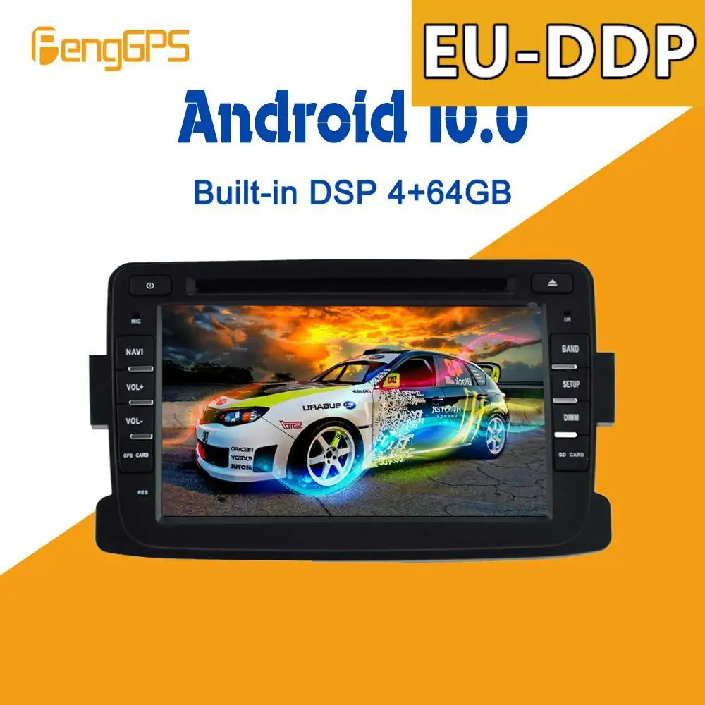 For Dacia/Sandero/Duster/Renault/Captur/Lada/Xray 2/Logan 2 Radio Android PX6 1 Din Car DVD Multimedia Player GPS Navi Head unit