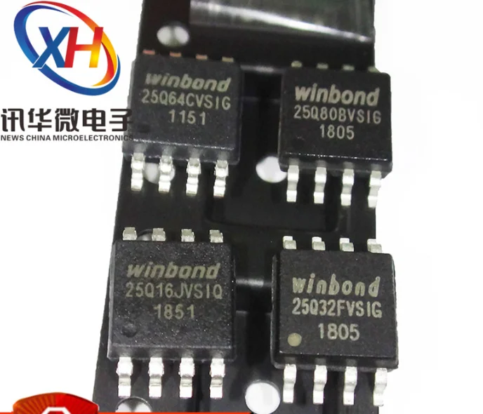 MeiMxy 10PCS W25Q80BVSIG SOP-8 W25Q80 SOP W25Q80BVSSIG SOP8 SMD 25Q80BVSIG 8MBIT SPI 104MHZ 8SOIC