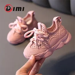 DIMI 2023 Autumn Baby Girl Boy Toddler Shoes Infant Casual Running Shoes Soft Bottom Comfortable Breathable Children Sneaker