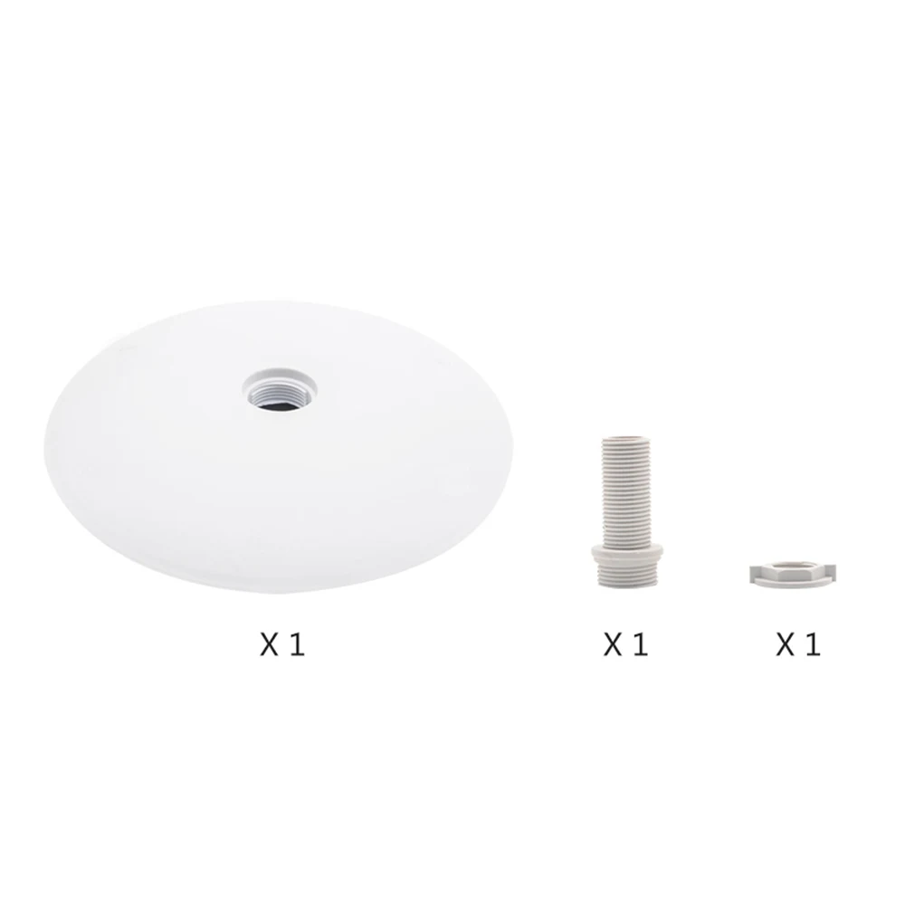 1pc 19cm Round ABS Silicon Rubber Screwed Design Rainfall Water Saving Top Shower Head For Rain Shower Cabin Room Roof Faucets