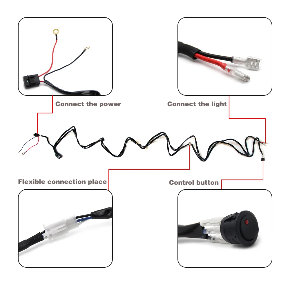 3M Wire for LED Bar LED Work Light