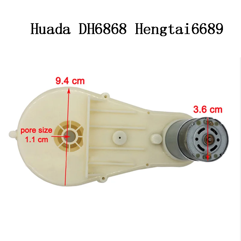 High Speed 12V550 Electric Motor with Gear Box RS550 Drive Engine Match Children Ride On Toy Replacement Parts