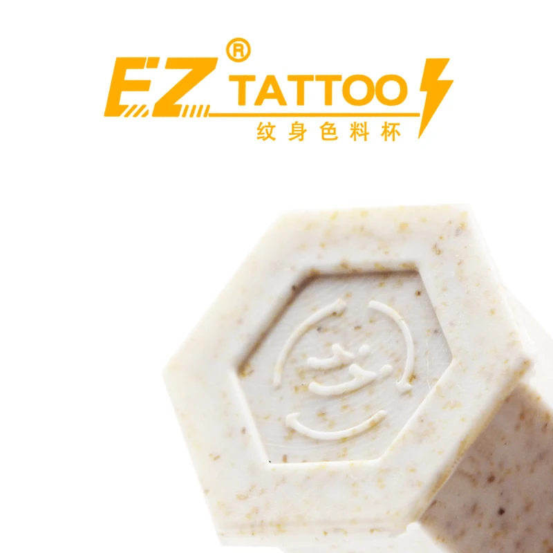 EZ – gobelet d'encre de tatouage dégradable avec Base Stable, en trois tailles, fabriqué à partir de matériaux respectueux de l'environnement pour maquillage Permanent, 200 pièces/sac