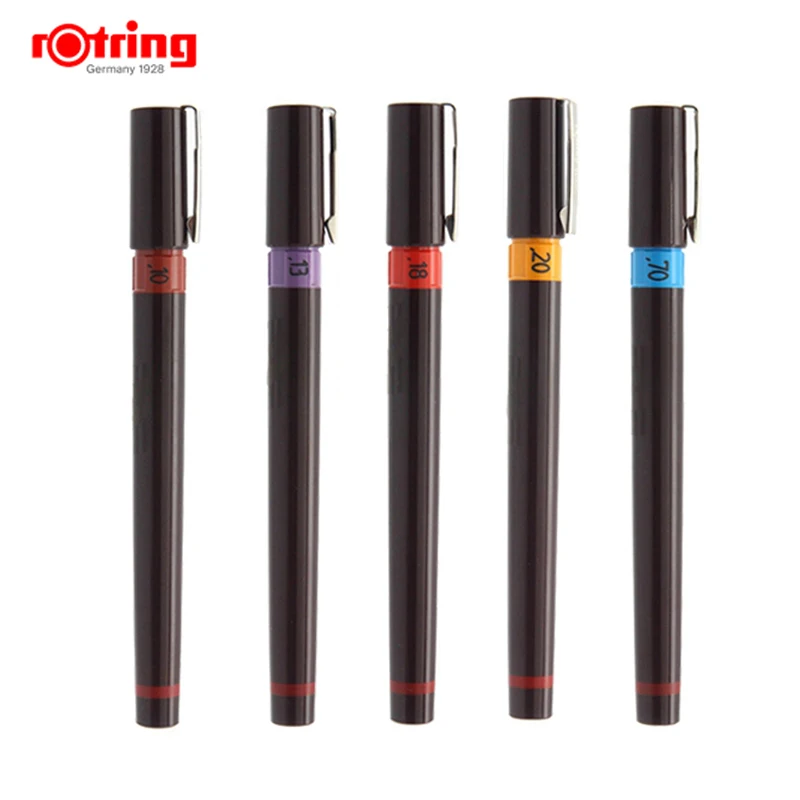 Rotring Isograph pen Porous-point refilled ink drawing pen 0.1mm-1.0mm needle hook line pen  1 piece