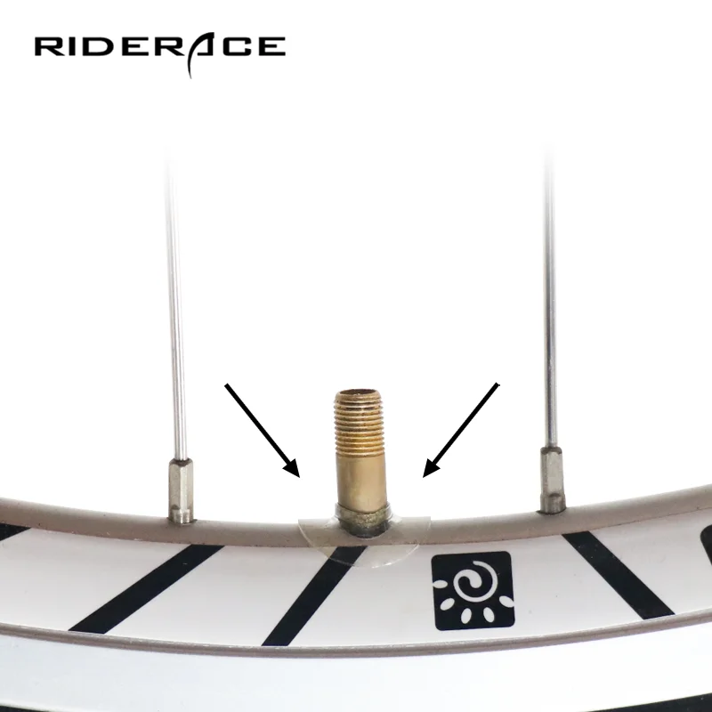 20pcs Bicycle Schrader Presta Valve Sticker Rim Protection For MTB Road Bike Rim Tube Tire Valve Pad Tire Tubeless Valve Gasket