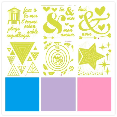 French metal die cuts metal die cutting dies scrapbooking embossing folder suit for sizzix fustella big shot cutting machine 122
