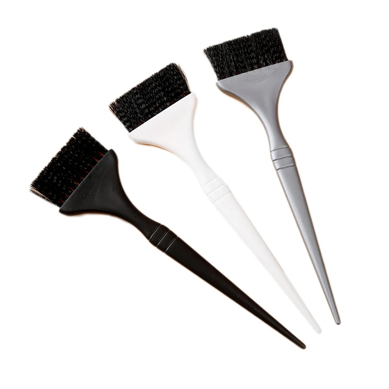 Juego de pinceles de tinte de tamaño mediano para el hogar, cepillo de cerdas negras y suaves para teñir el cabello, peine, tinte, herramientas para la permanente, 1556, 3 unids/set