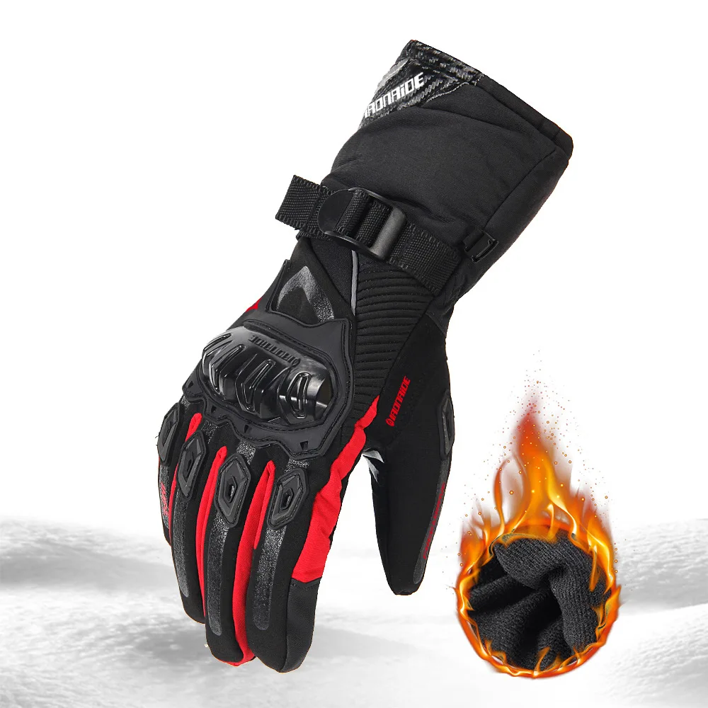 

Winter Motorcycle Gloves Rainproof Riding Gloves with Touchscreen Warm Motorcycle Gloves for Riding ATV UTV Snowmobile