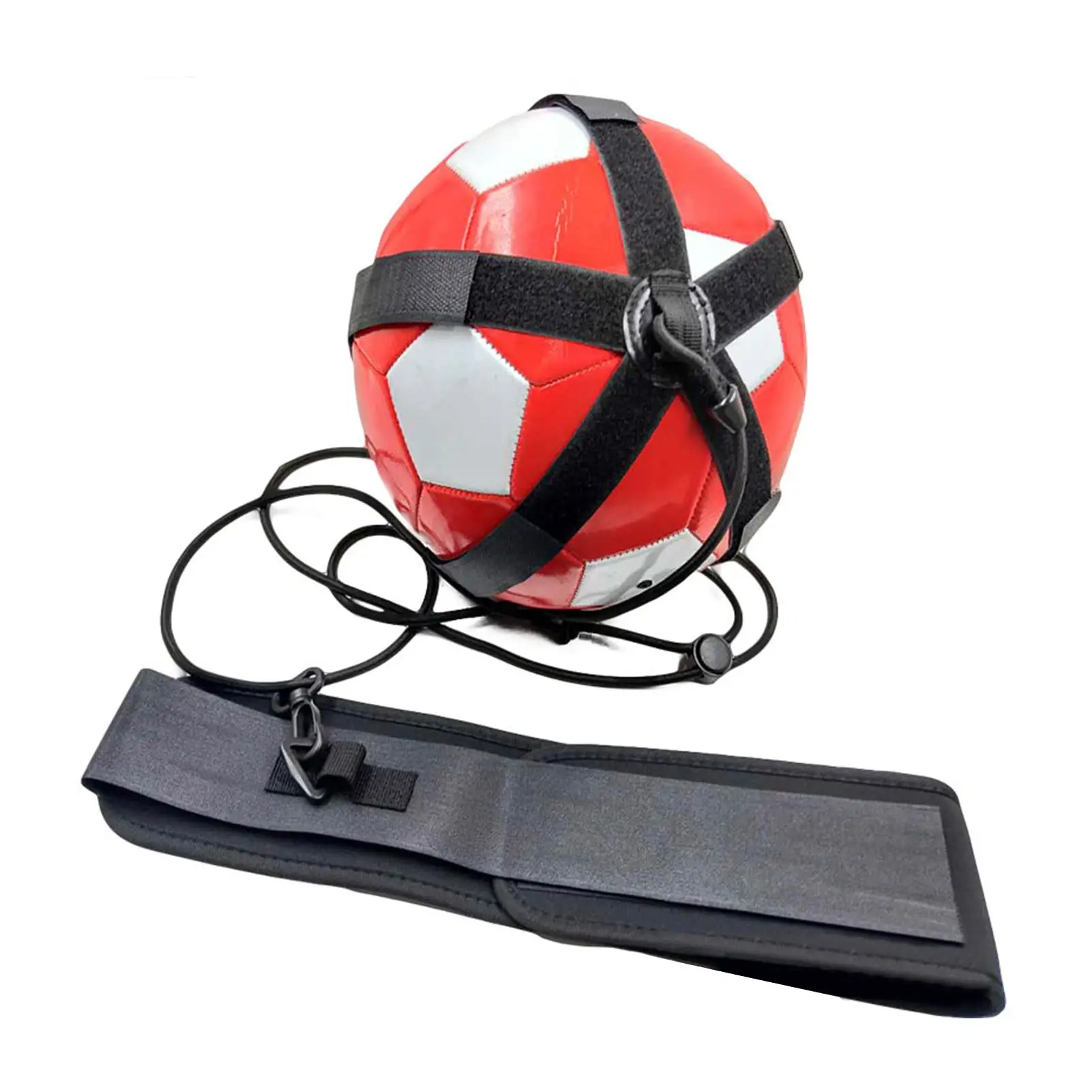 Soccer Trainer Hands-Free Solo Kick Football Training Aid Practice Tool Equipment For juggling Foot Control Kicking Practice