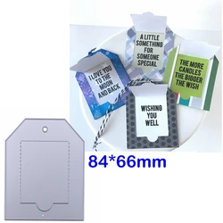 Pop Up Tag Metal Cutting Dies Stencils Tag Die Cuts For Card Making Scrapbooking Decoration Crafts New 2019