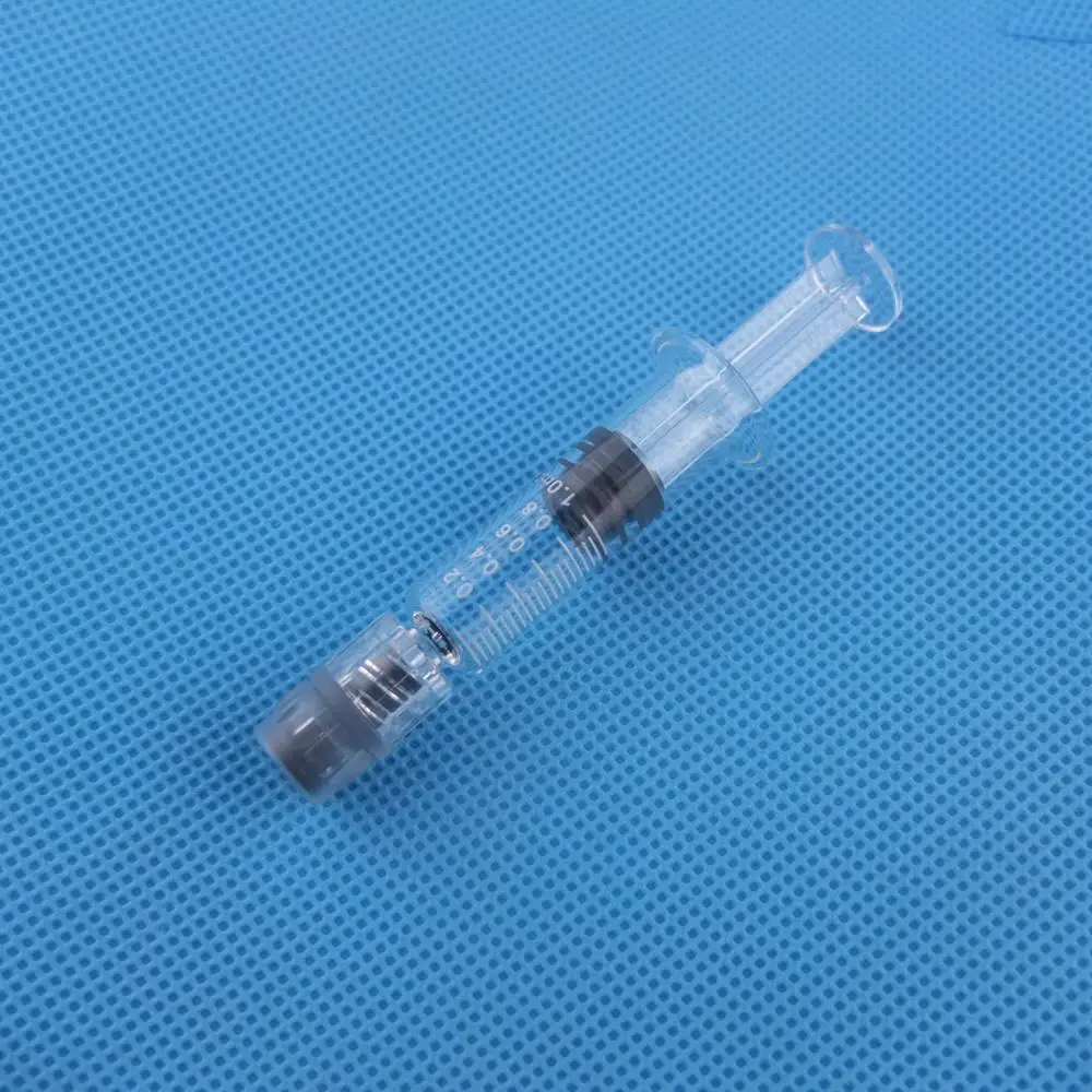 10PCS/lot Borosilicate Glass Luer Lock Syringe -1ml Capacity-Reusable Pyrex for Hemp, CBD Oils, EJuices, Chemical,Cosmetic