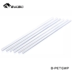 6pcsx500mm Bykski PETG Hard Tube,8X12MM,10X14MM,12X16MM,DIY Split Water Cooling Transparent Hot Bend Rigid Tube B-PETGWP12/14/16