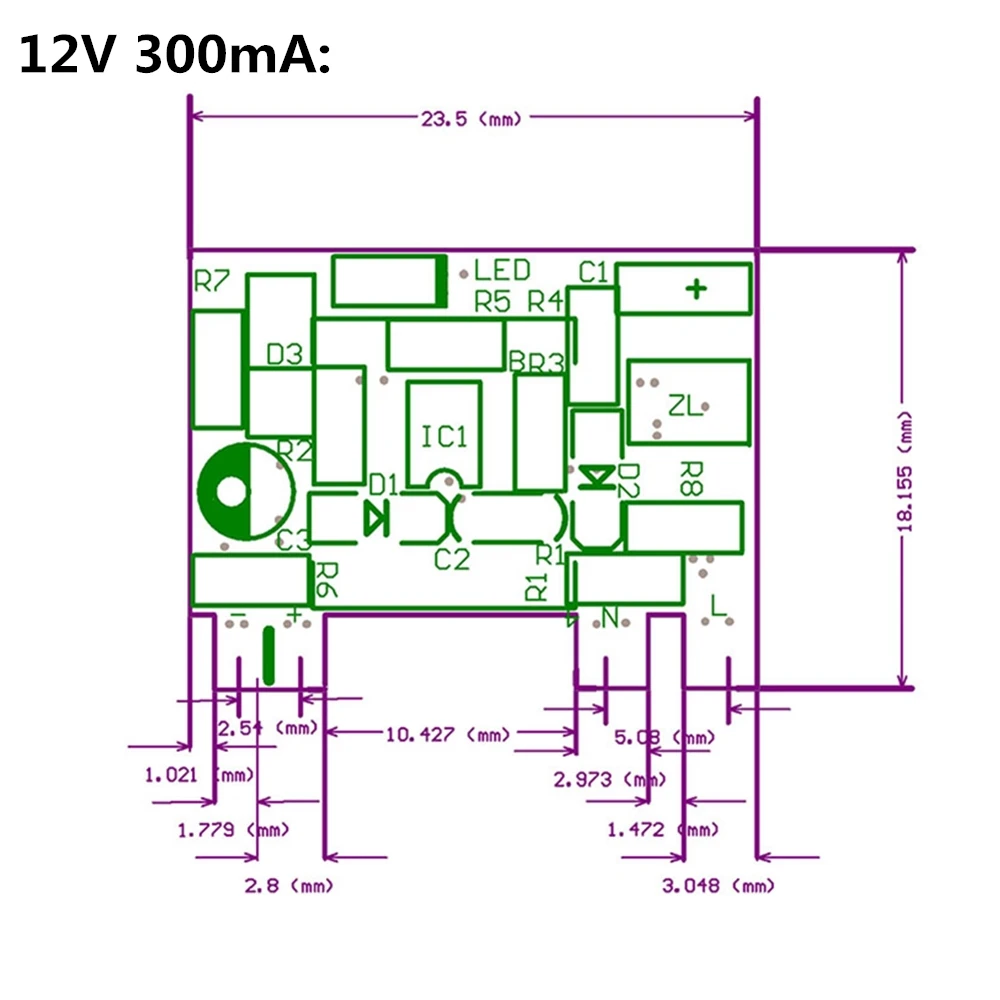 AC-DC 5V 700mA 12V 450mA 9V 500mA 3,5W Präzisions-Abwärtswandler AC 220V zu 5V DC Step-Down-Transformator Netzteilmodul – Detail 8