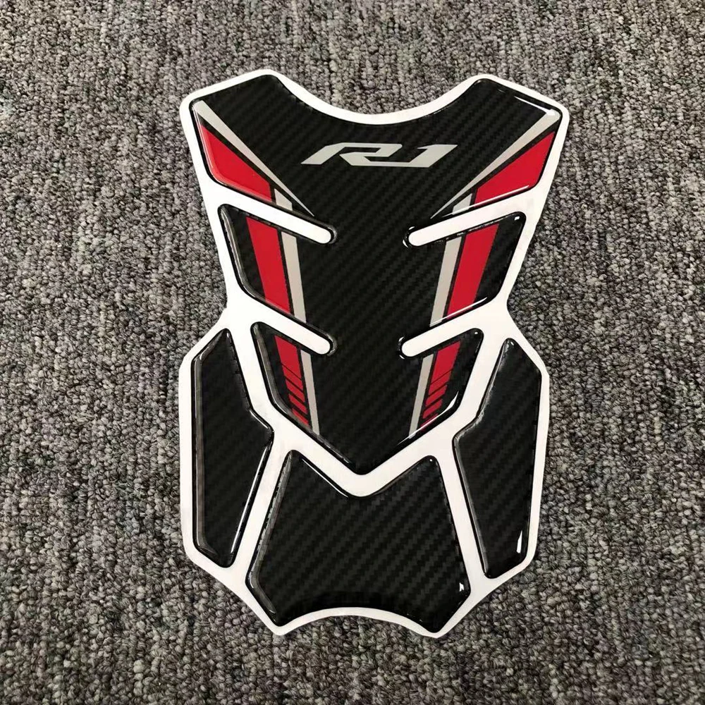 

For Yamaha YZF-R1 R1 R1M Street Bike 3D Carbon-look Motorcycle Tank Pad Protector Sticker