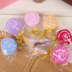 Solid cotton hand towel, 20x20cm, 20x20cm, for baby, Christmas party, wedding gift