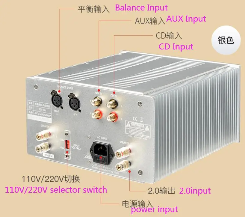 

Pure Class A Power Amplifier A30 Audiophile high-power home desktop high-fidelity 2.0 hifi power amplifier 20W*2