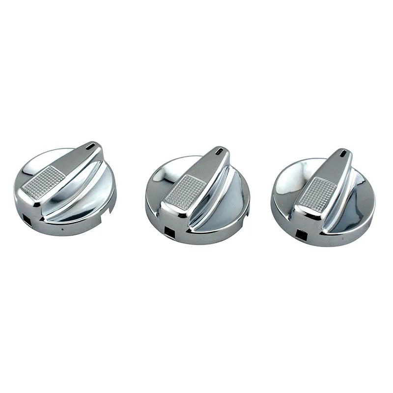 3pcs chrome air switch button cover for seat Ibiza cordoba tolodo VW Polo IV Golf III MK3 Jetta Passat 96 T4 Skoda fellicia