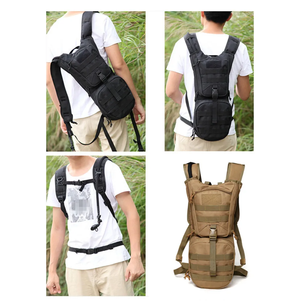 3L Outdoor Backpack Men Molle Military Tactical Hydrator Pouch Backpacks Cycling Running Camping Hiking Bag With Inner Water Bag