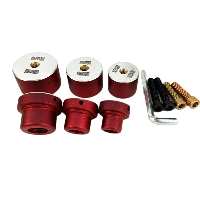 Plumbing Tool Red Nozzles With Non Stick Mold Coating 20/25/32mm Die Head Welding Parts Ppr Pipe Welding Machine Heads