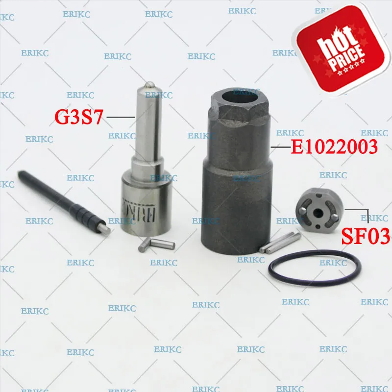 

295050-0190 Ремкомплект для капитального ремонта дизельных форсунок Сопло G3S7 Пластина клапана SF03 (BGC2) Гайка сопла для Toyota Hiace 23670-0L100