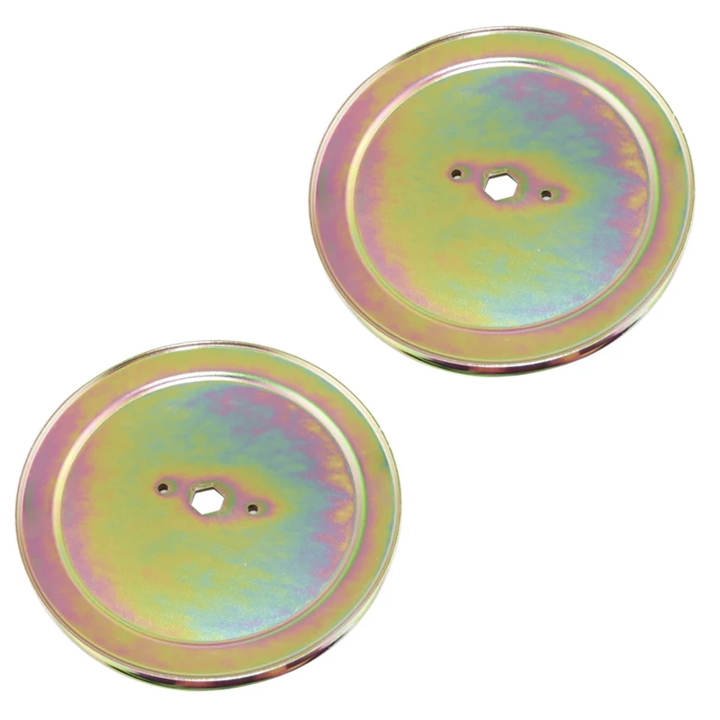 Lawn Mower Deck Spindle Drive Pulley 2PCS Replacement Part GX20367 For Sabre 14.442GS 1642HS Riding Mower