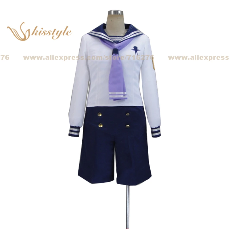 

Kisstyle Fashion Free! Iwatobi Swim Club Rei Ryugazaki sailor suit Uniform COS Clothing Cosplay Costume,Customized Accepted