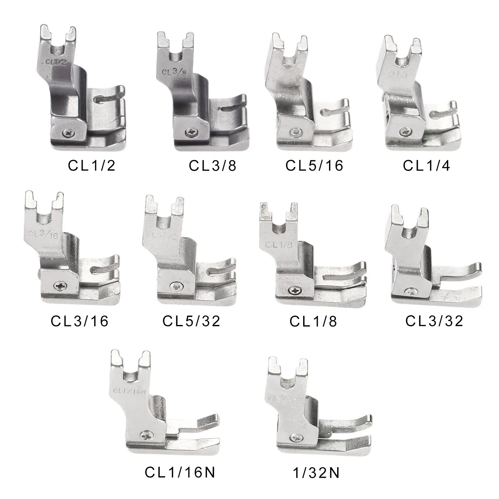 1pc Compensating Presser High/low Foot fits Single Needle Industrial Sewing Machines Lockstitch 0.8-1.2mm  CL 1/32N-1/2 JUKI DDL