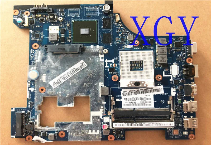 laptop motherboard For Lenovo G580 motherboard  QIWG5_G6_G9 LA-7981P REV:1.0 GT610M motherboard 100%Test ok