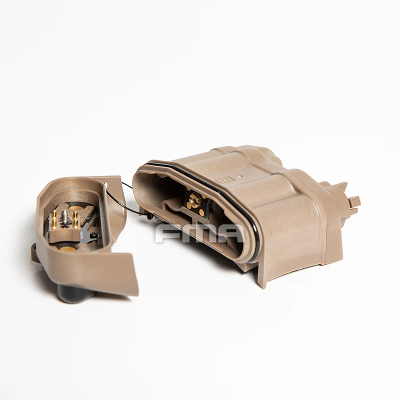 FMA Taktischer Helm NVG IR Infrarot-Stroboskop Funktionsfähiges PVS31 IR-Batteriegehäuse mit Standard-Kopfkabel / L-Typ-Kopfkabel – Detail 12